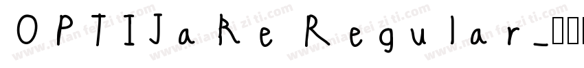 OPTIJake Regular字体转换